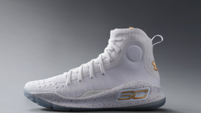 Curry 4 White/Gold Colorway