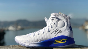 #DroneDrop: Under Armour Drops Autographed Curry 4 Pairs to Dub Nation