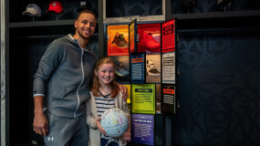 Stephen Curry Keeps His Promise to Riley Morrison